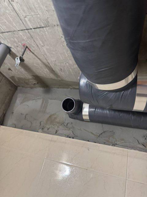 욕실 천장 배관 확인 공사일지 (아랫집 천장 누수)